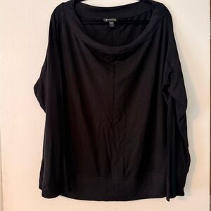 Athleta Black Long Sleeve Top